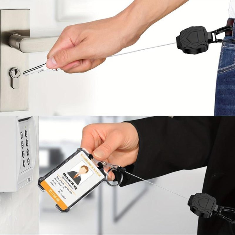 Elastic Steel Keychain – Anti-Theft