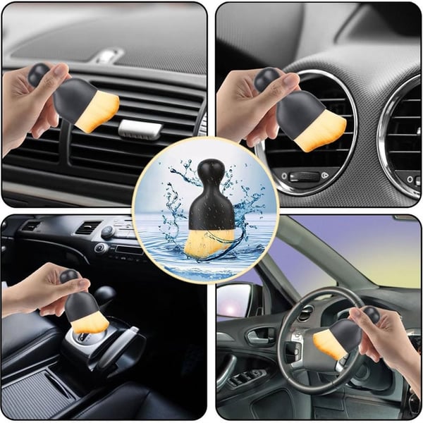 4-Piece Car Interior Cleaning Brush Set