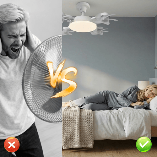 BreezeBulb Pro quiet operation