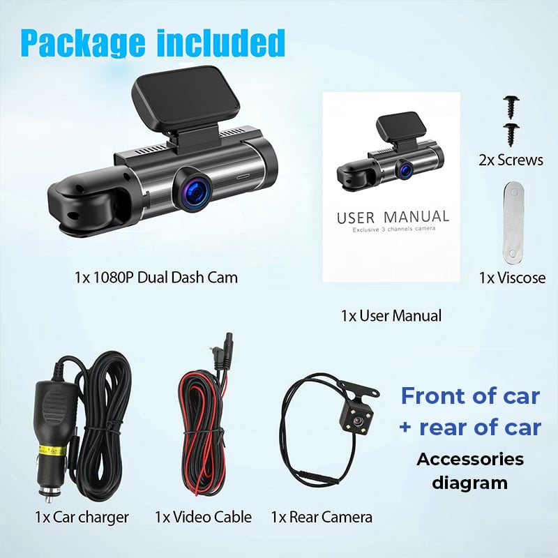 Front & Rear Dashcam
