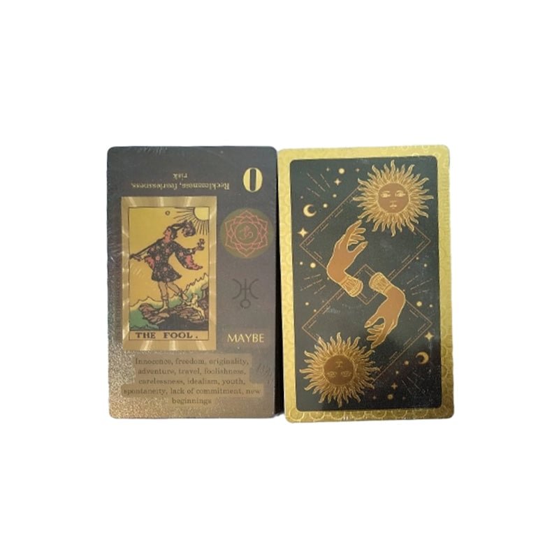 Ontdek de mystieke wereld van Tarot Gold Foil Tarot