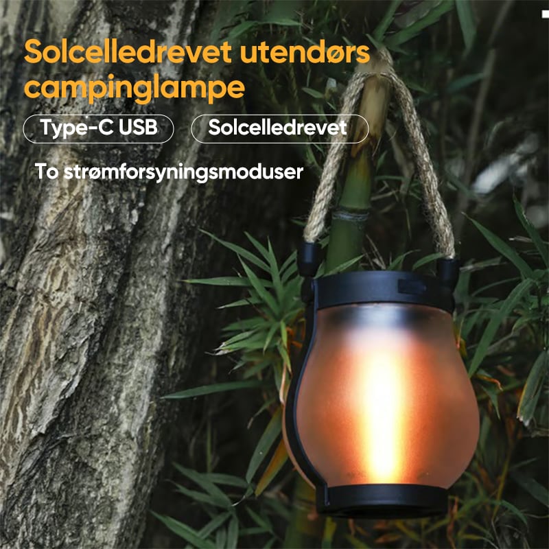 Sale - Solcelledrevet Lanterne Utendørs Lys