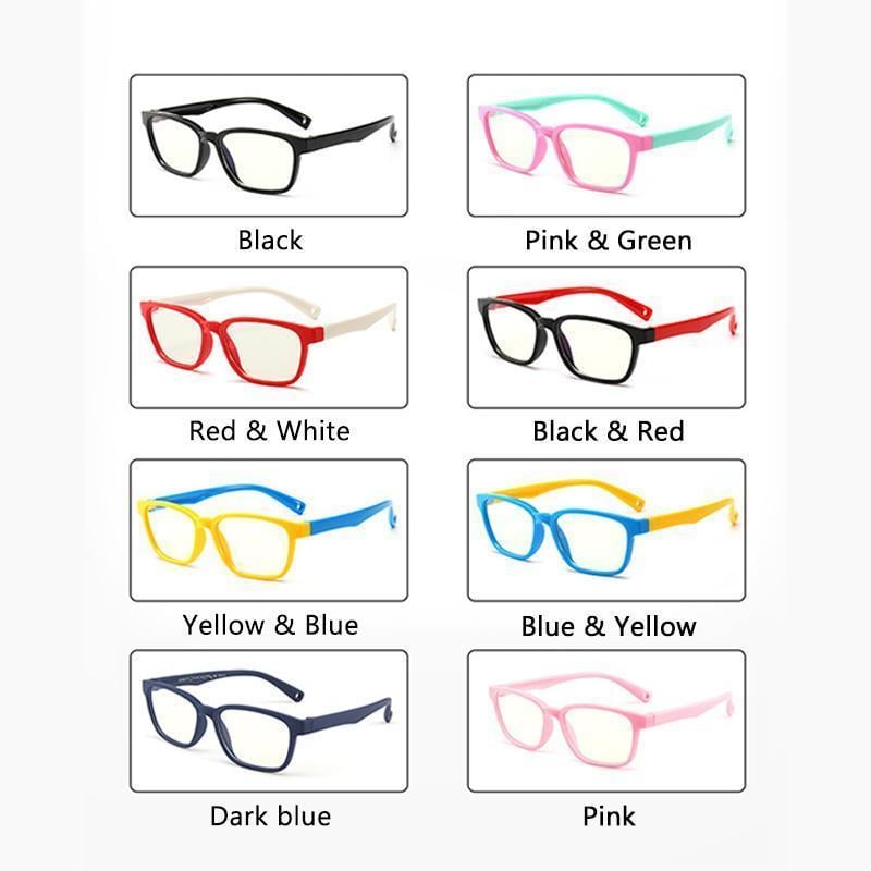 Gafas de bloqueo de luz azul para niños unisexo