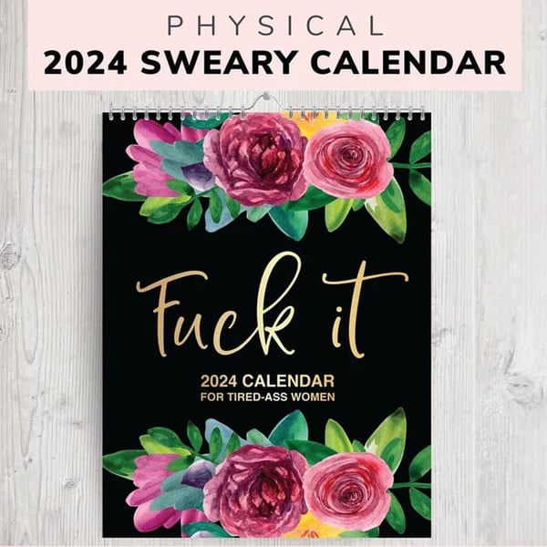 2024 Kalender voor moe