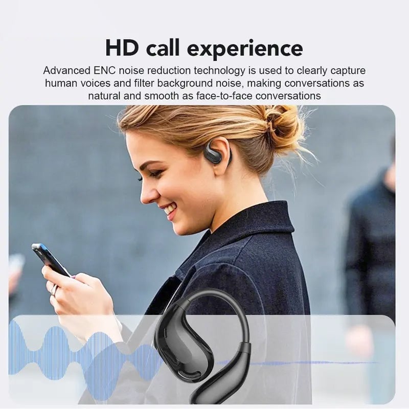 Hi-Fi Sport Bluetooth 5.4 Ohrbügel-Kopfhörer mit Geräuschunterdrückung