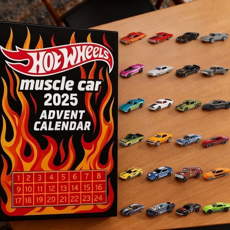 NASA Christmas Tree Decorations Hot Wheels Muscle Car Blind Box