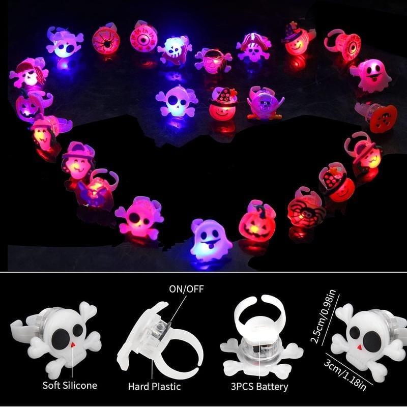 Halloween LED Light-Up Party Favors