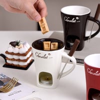 Multi-Functional Ceramic Fondue Mug