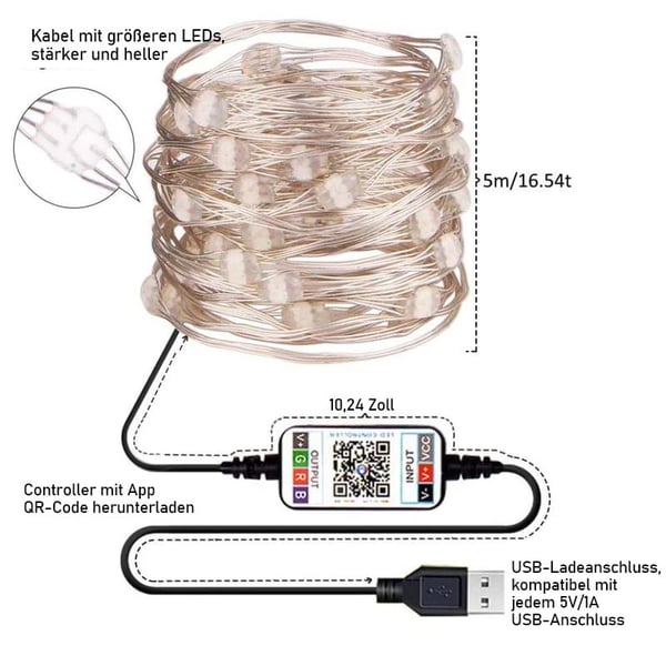 LED Weihnachtslichterkette