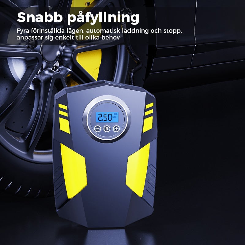 Bärbar digital display luftpump