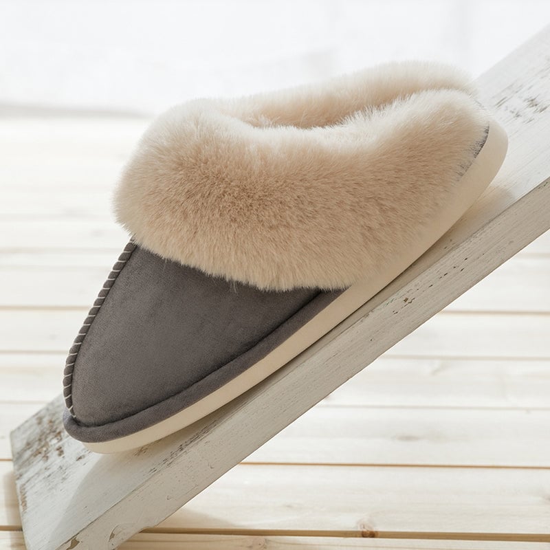 Plush Thermal Non-Slip Home Slippers