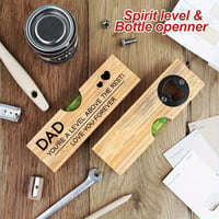 Wooden Spirit Level Bottle Opener for Dad