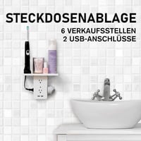 Steckdosenablage