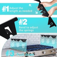 Retractable Stainless Steel Stove Gap Covers