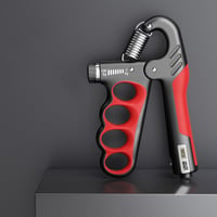 Adjustable electronic counting strength grip