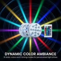 Kexon™ Remote Control Waterproof Magnet Suction LED Light