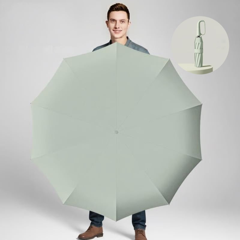 Kreativer Winddichter Regenschirm mit Ringschnalle und Verstärkung