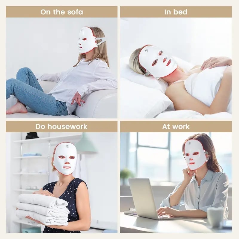 LED Phototherapy Facial Mask