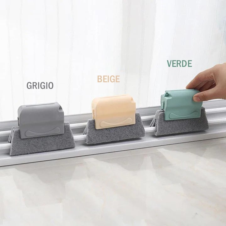 Spazzole per la pulizia delle scanalature delle finestre delle porte