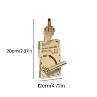 Funny Middle Finger Switch Toy