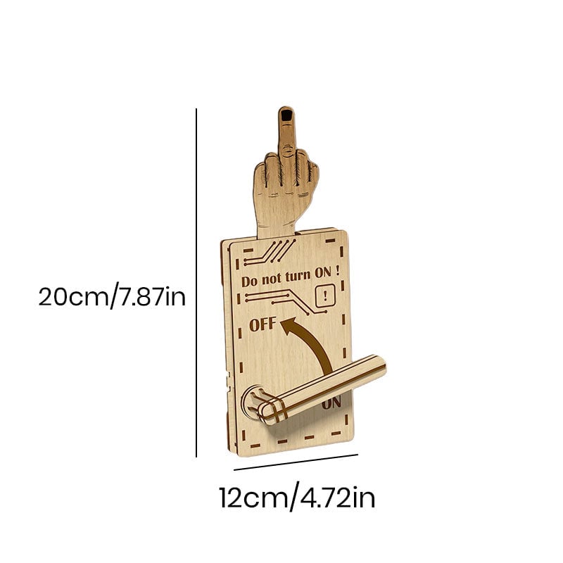 Funny Middle Finger Switch Toy
