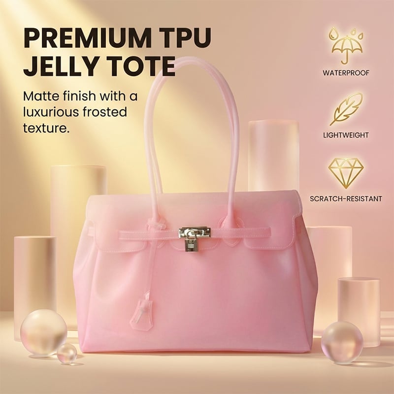 Transparent TPU Jelly Handbag