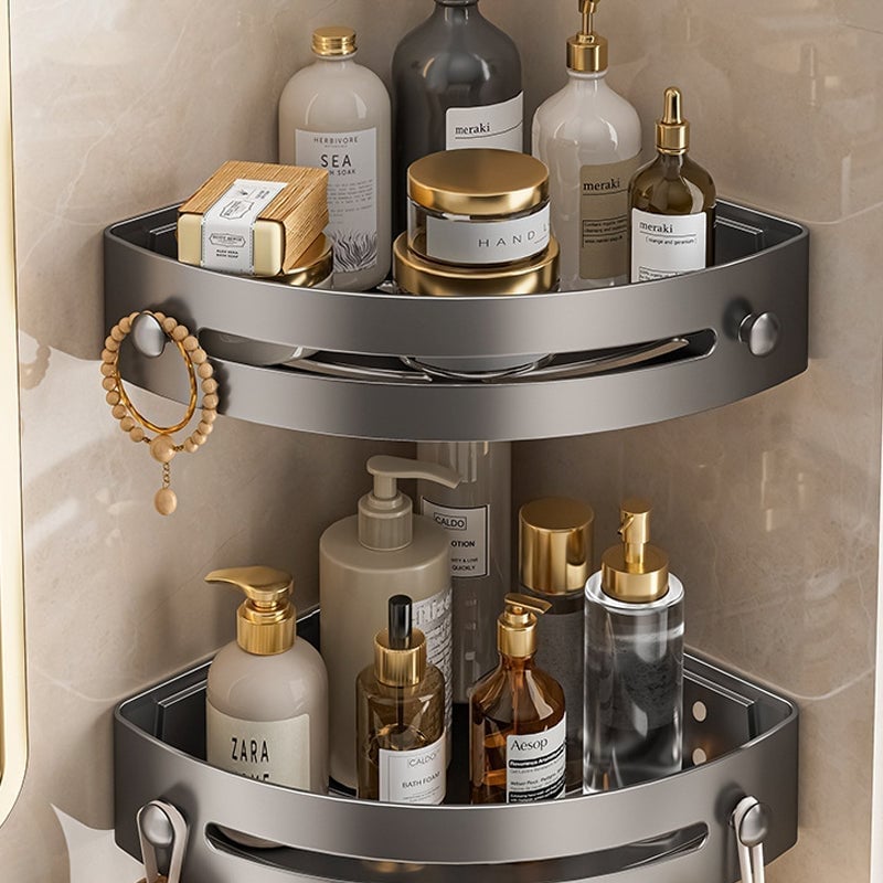 Sakerplus No-Drill Bathroom Corner Shelf