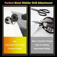 Metal Nibbler Drill Attachment