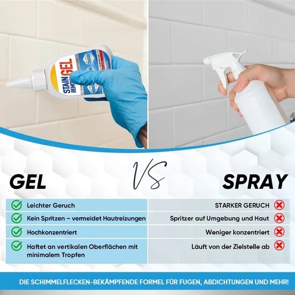 Verbesserte Version - Schimmelfleckenentferner-Gelreiniger