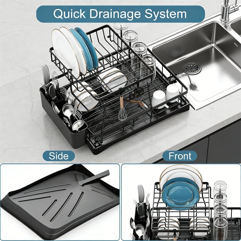 2-Tier Kitchen Dish Drying Rack