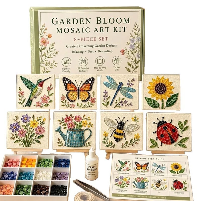Garden Mosaic Art Kit