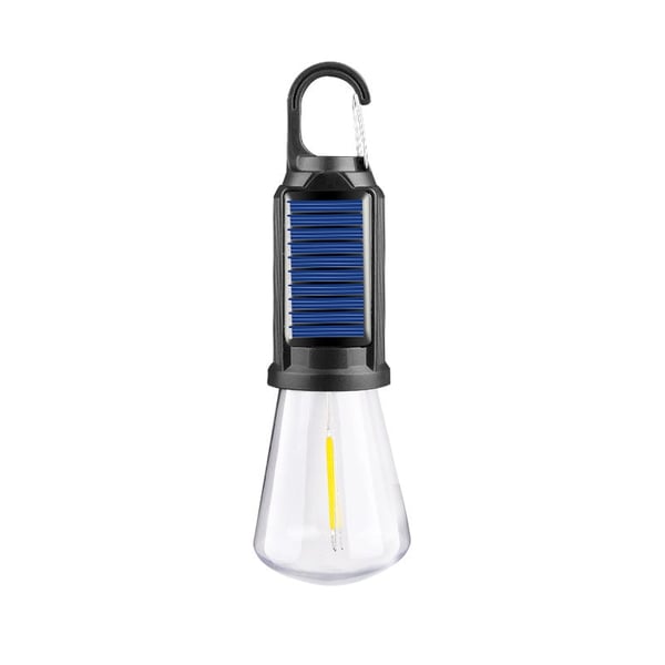 Wasserdichte LED USB wiederaufladbare Solar-Camping-Lampe mit Haken