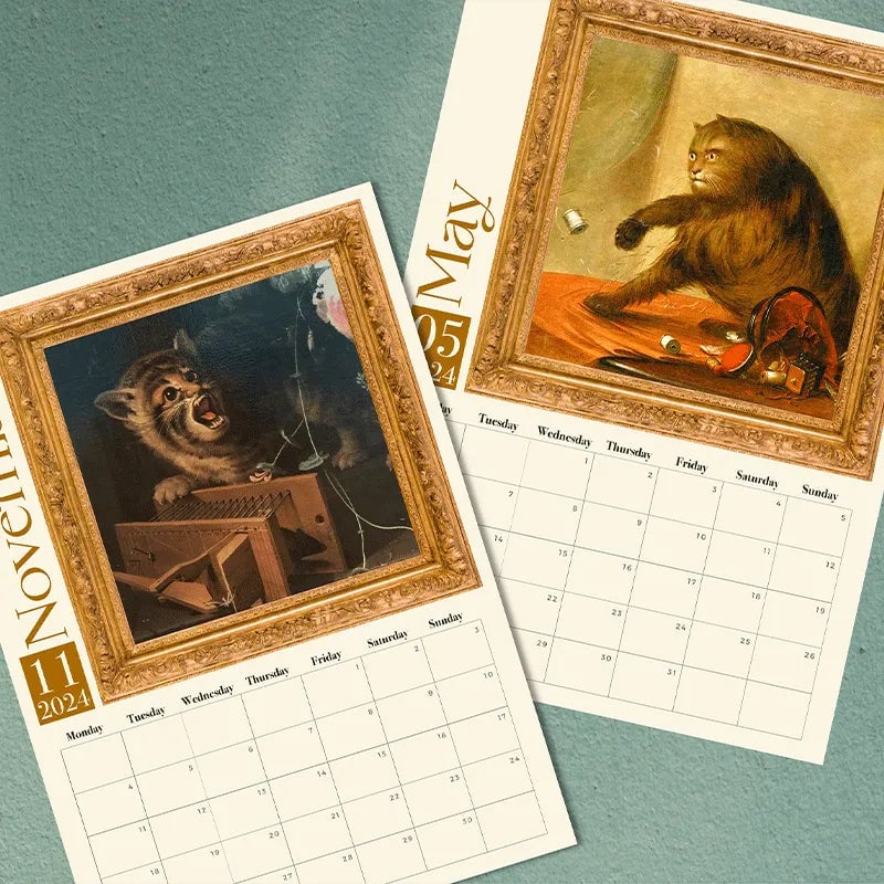 Konstig medeltida kalender 2024