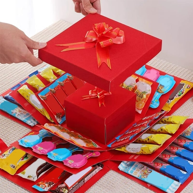 Überraschungsexplosion Geschenkverpackung Leere Box