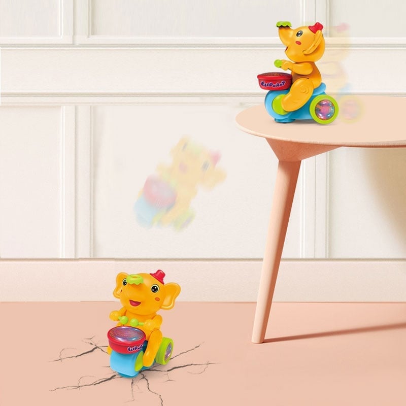 Interaktives LED-Elefantenspielzeug für Kleinkinder und Kinder mit realistischen Geräuschen