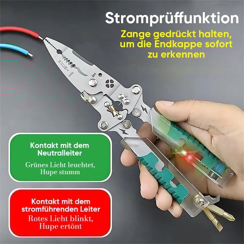 Sakerplus Multifunktions-Elektrikerzangen-Set