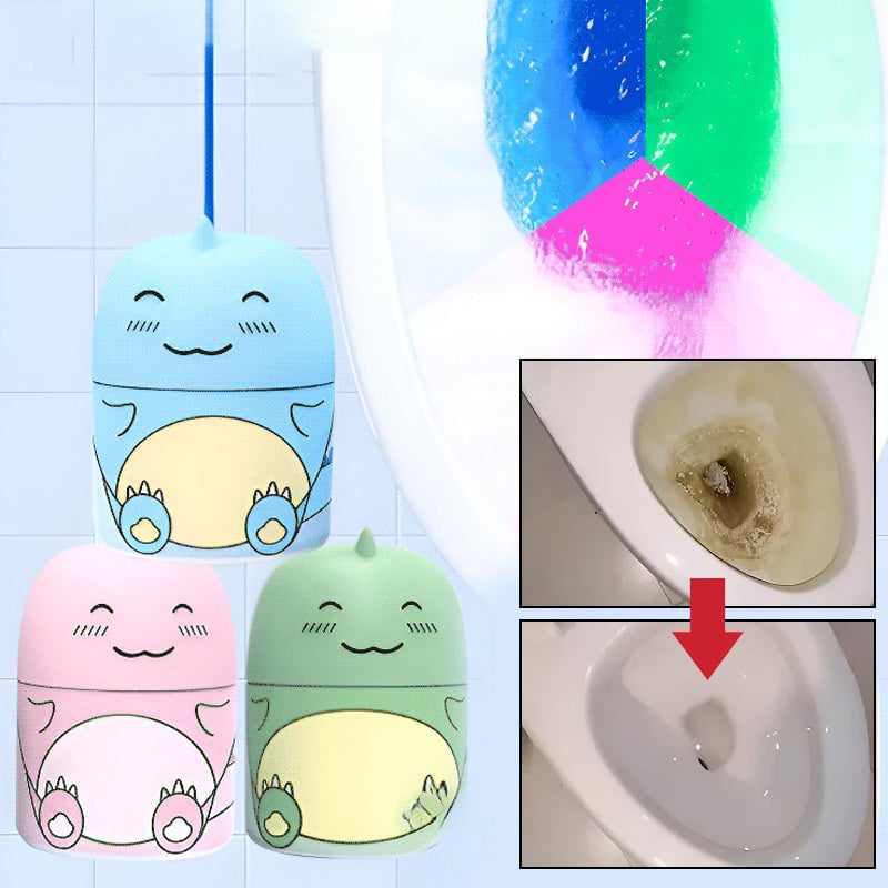 Cute Dinosaur-Shaped Toilet Bowl Cleaner Bottle