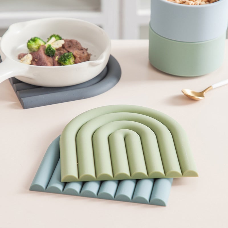 Sale - Rainbow Silicone Table Mat Coaster