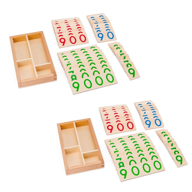 Wooden Math Operations Toy Set