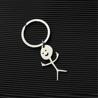 Nyckelring med rolig doodle