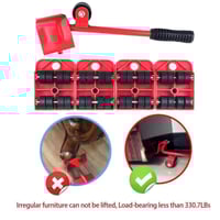 🎊Furniture Lifter Movers Tool Set, 4 Packs