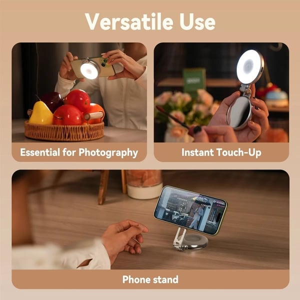 Sakerplus® Magnetic 3-in-1 Selfie & Beauty Light