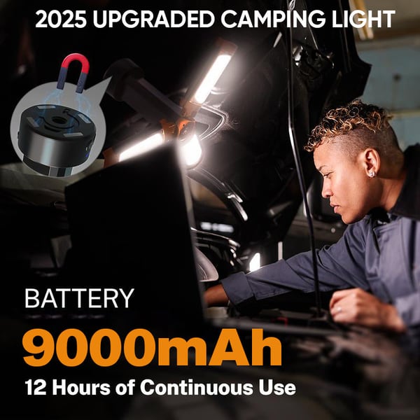 SAKER Upgraded Portable Camping Light with Bracket