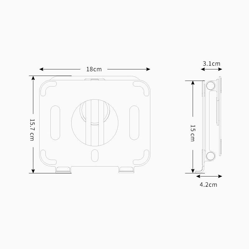 🔥 Saldi estivi - 49% di sconto 🔥Porta iPad pieghevole e girevole in lega di alluminio