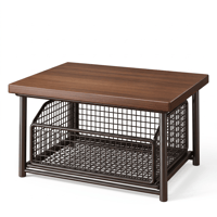 Coffee machine storage rack