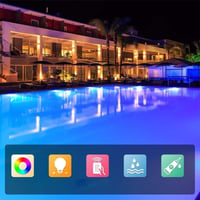 Upsell - Doppellagige wasserdichte selbstklebende LED-Pool-Leuchte