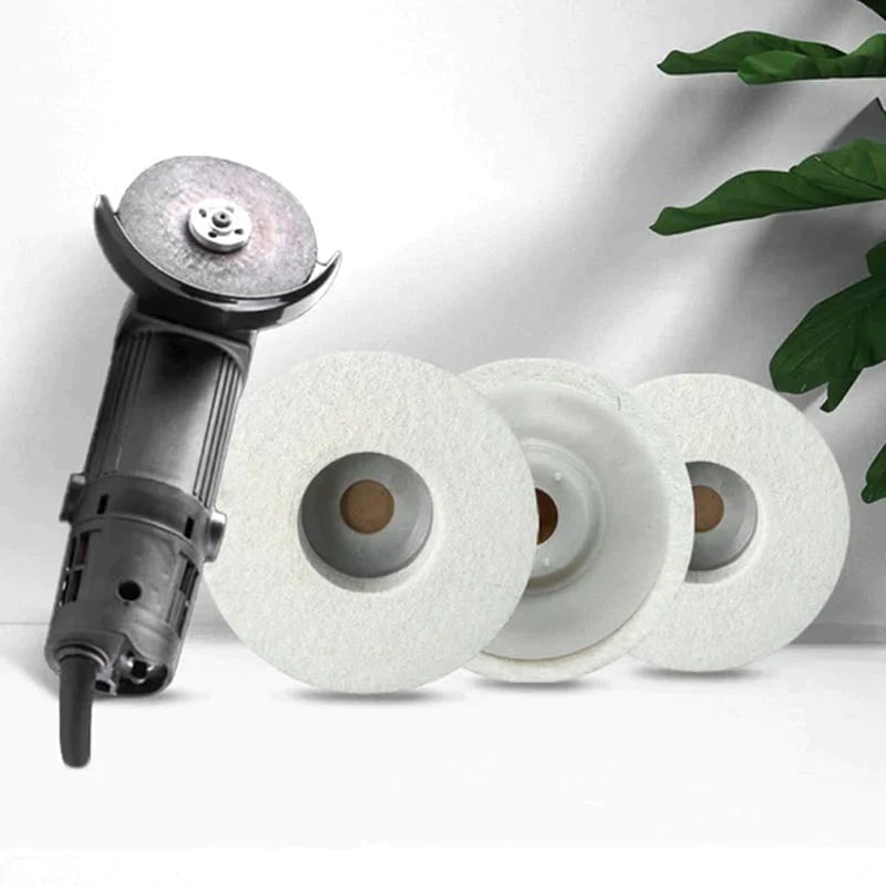 Sakerplus Wool Felt Polishing Wheel Disc