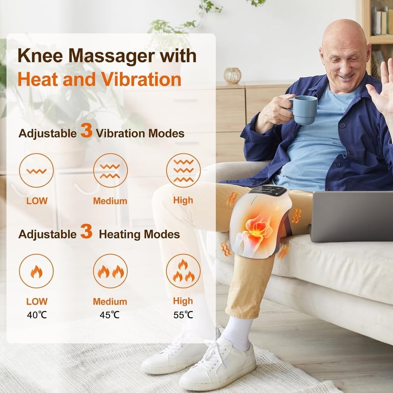 3-in-1 Cordless Knee Massager
