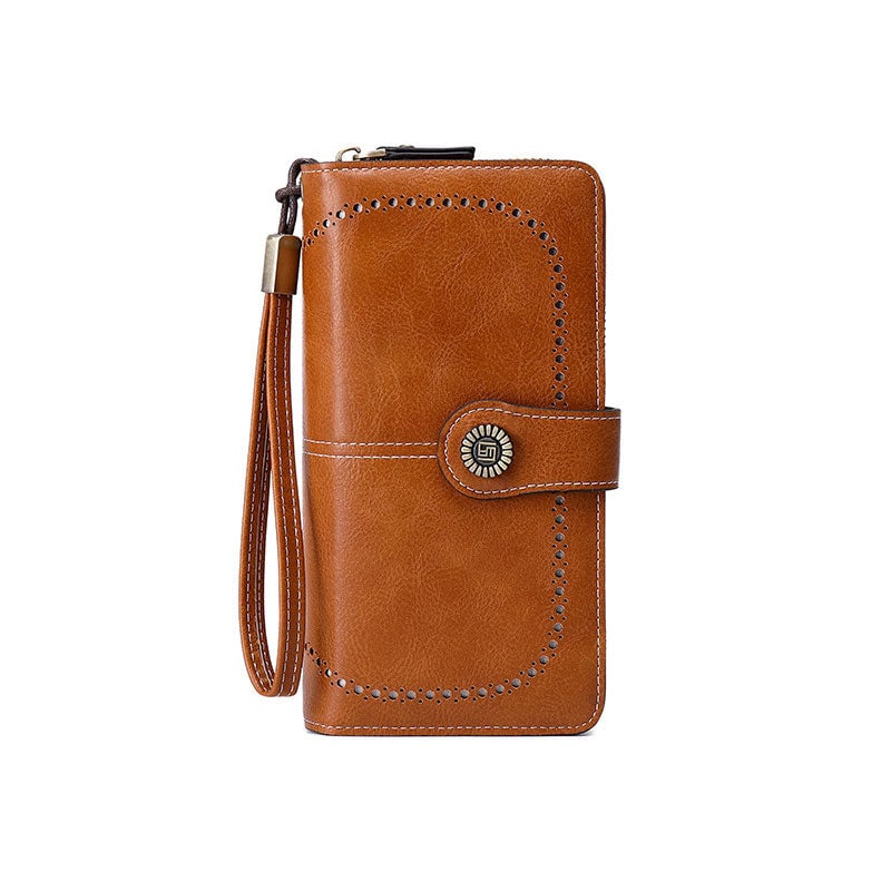 RFID Anti-magnetic Long Wallet