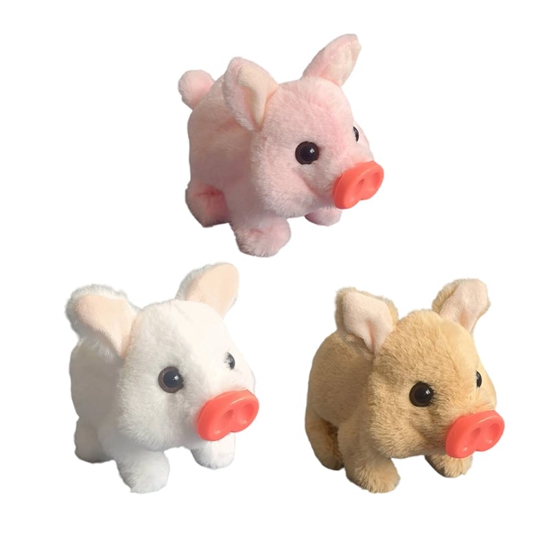 Interactive Joyful Plush Companion Pig